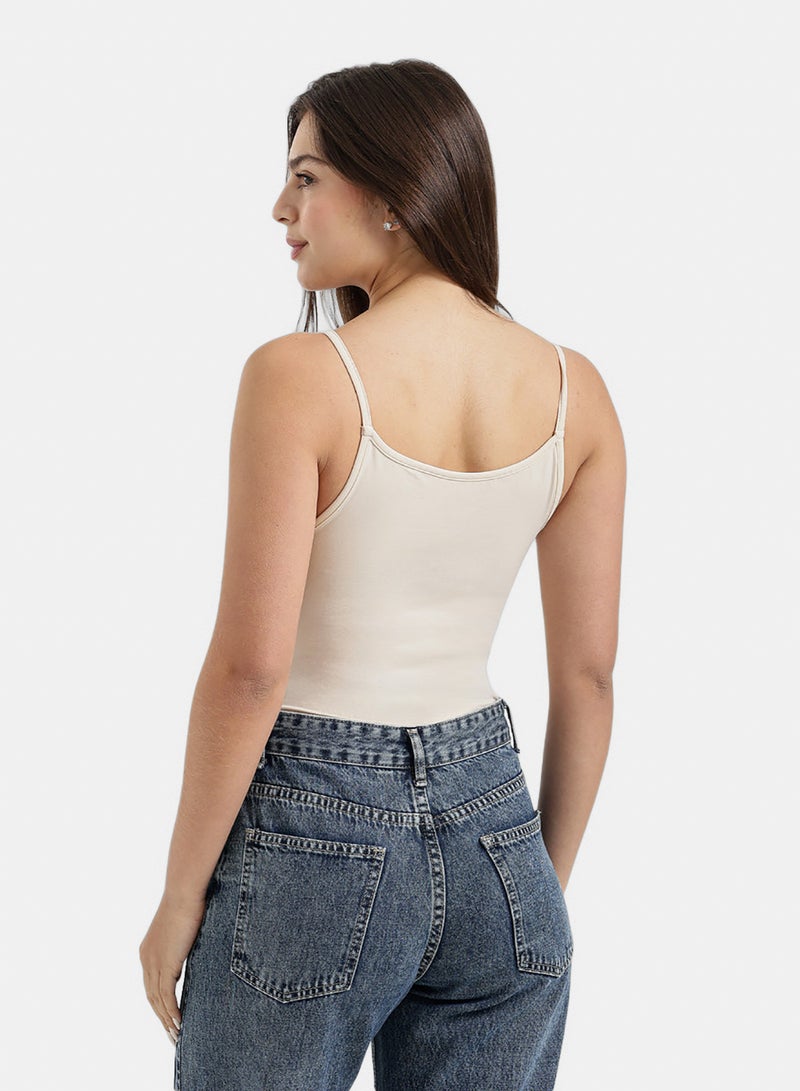 Carina Spaghetti Strap Cami Bodysuit - Image 3